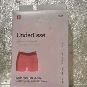 Lululemon UnderEase Super High Rise Shortie Underwear Sakura Pink Size Small NWT